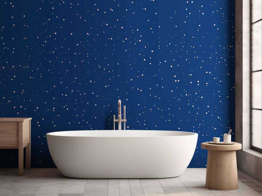 Nuit calme pleine d'étoiles