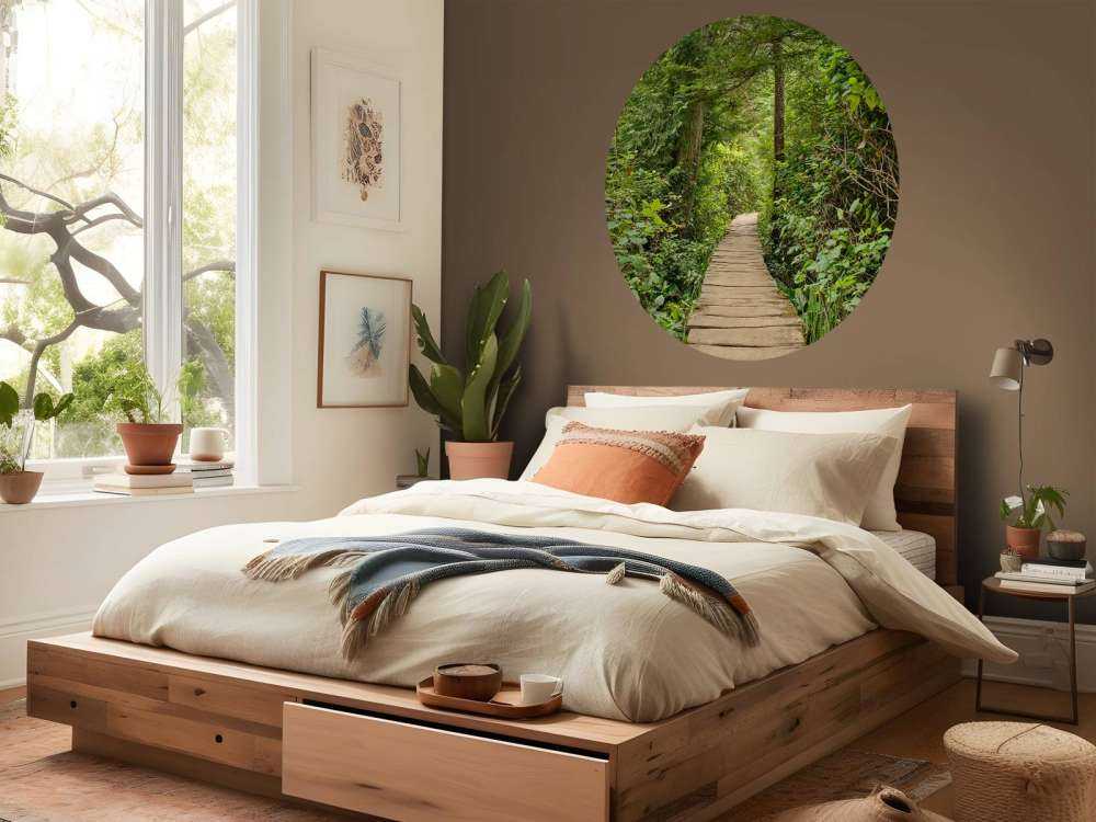 À travers la forêt verte