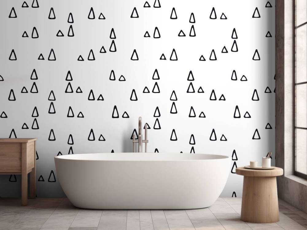 Triangles noir et blanc