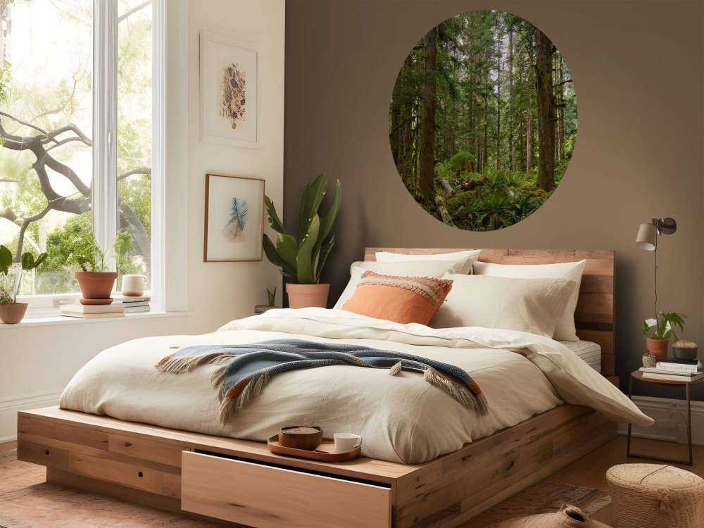 Forêt verte sauvage