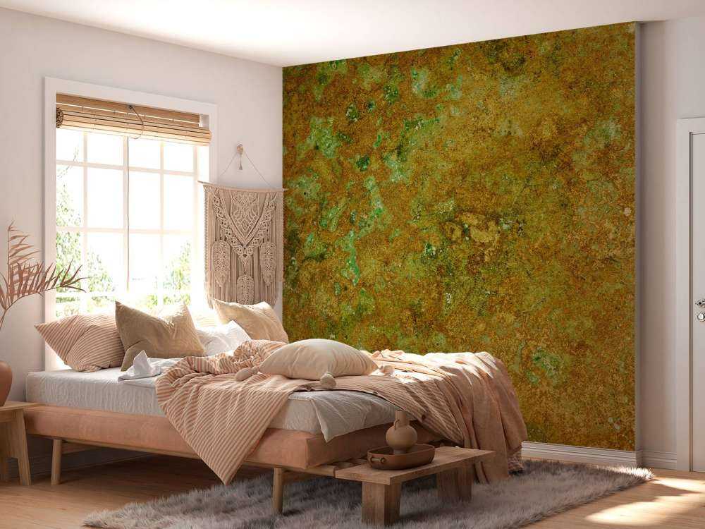 Structure colorée en or