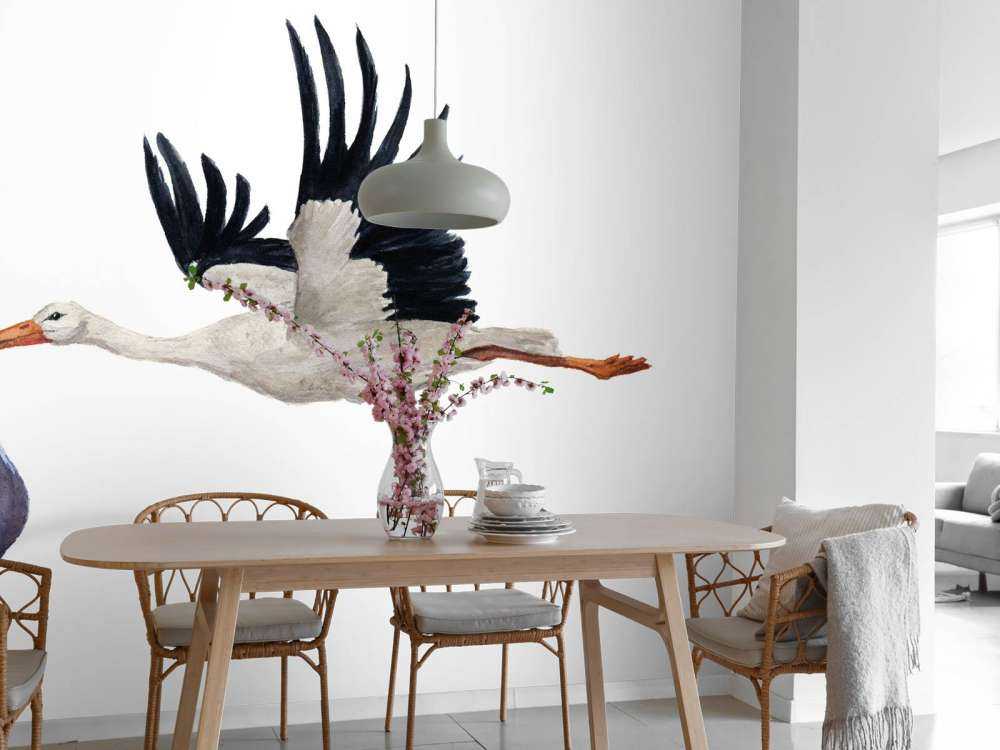 Cigogne volante