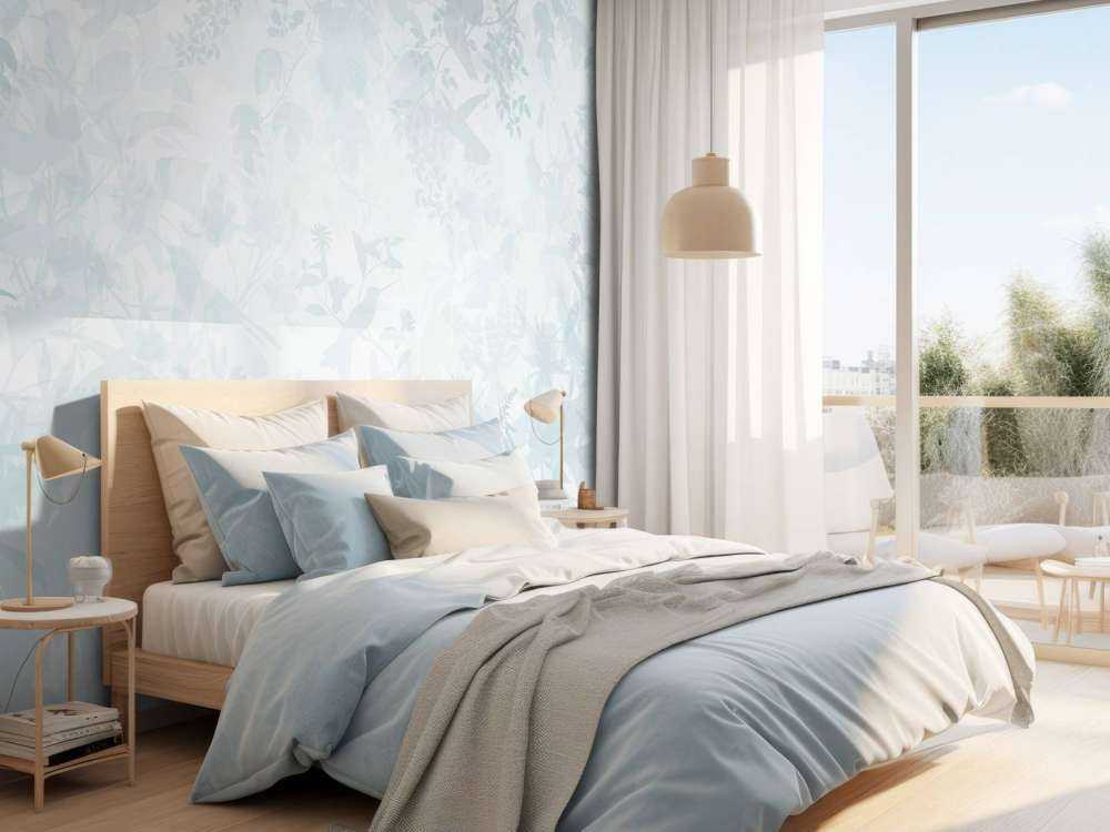 Symphonie de jardin en bleu