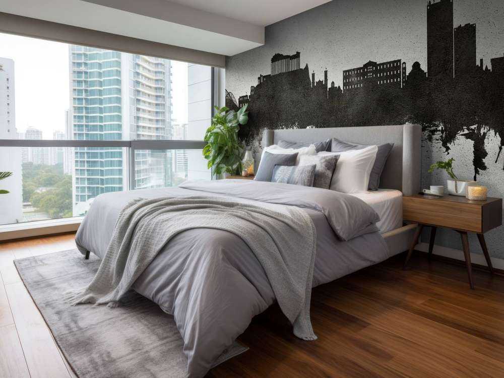 Aquarelle skyline, Athènes