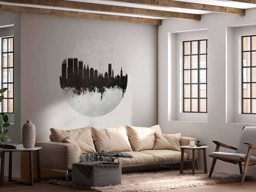 Aquarelle skyline, La Haye