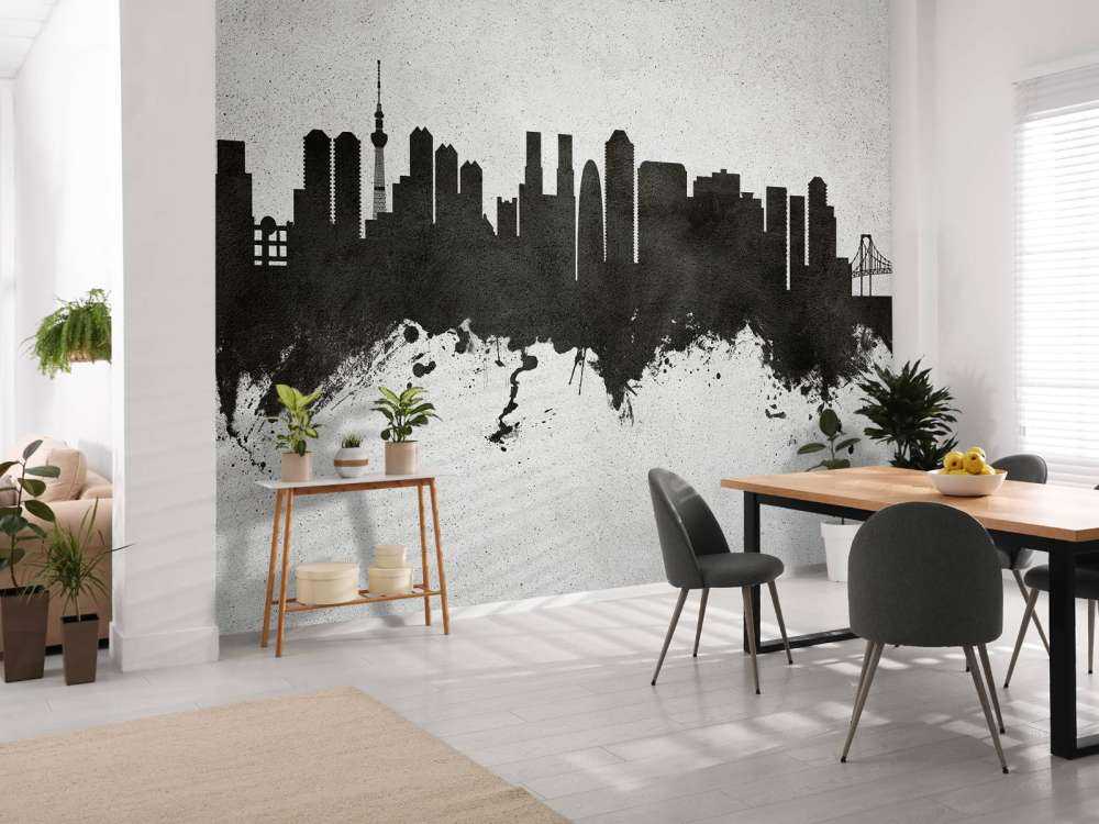 Aquarelle skyline, Tokyo