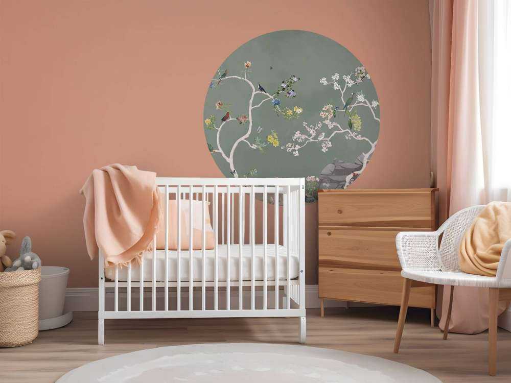 Birds in Garden Panorama 6