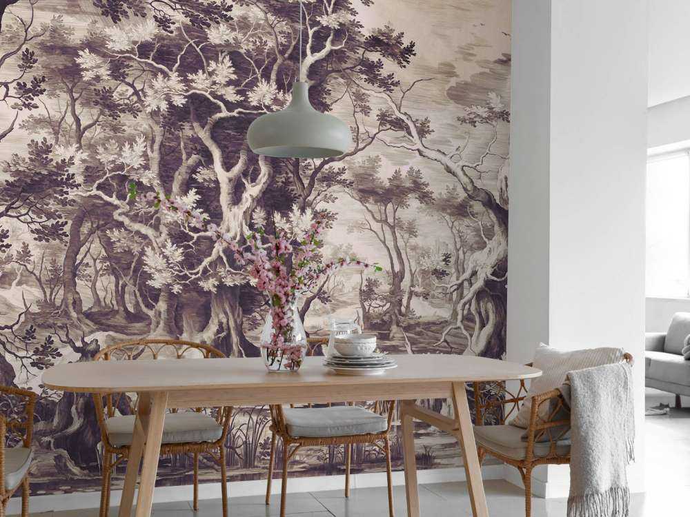 Forêt Mystique en Sépia