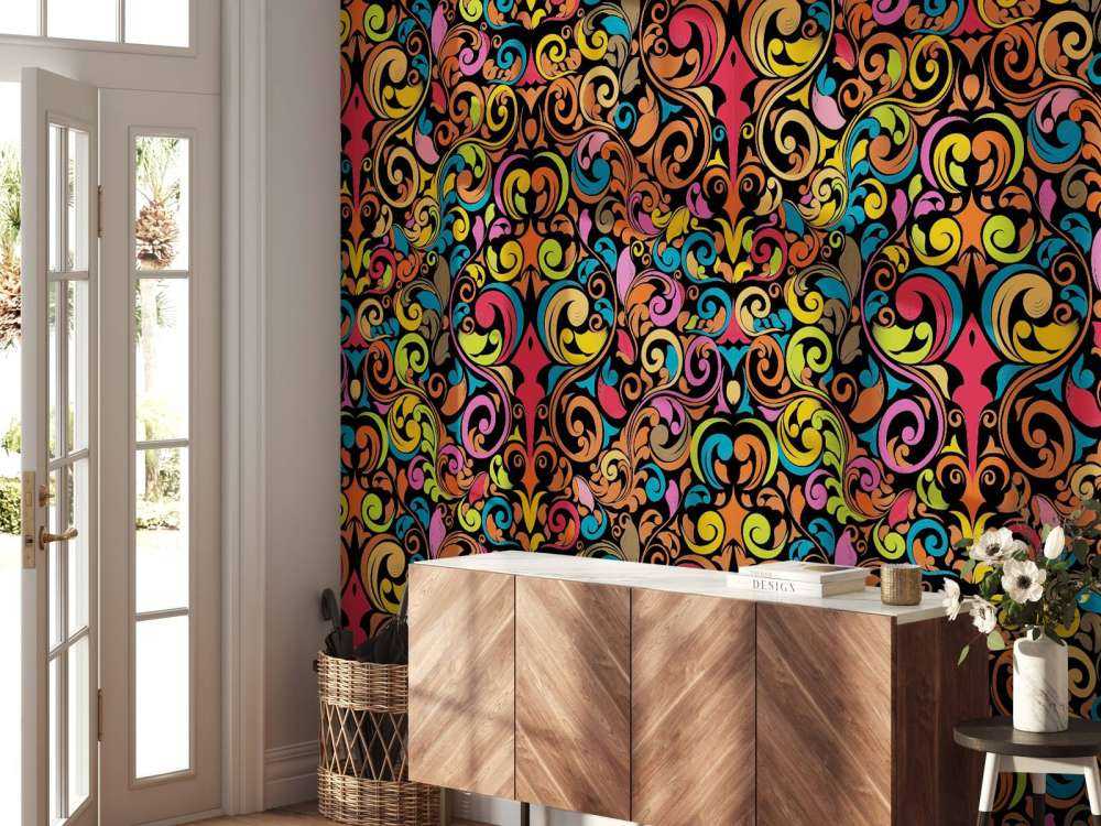 Figures abstraites colorées