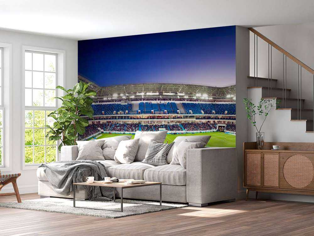 Panorama du stade de football