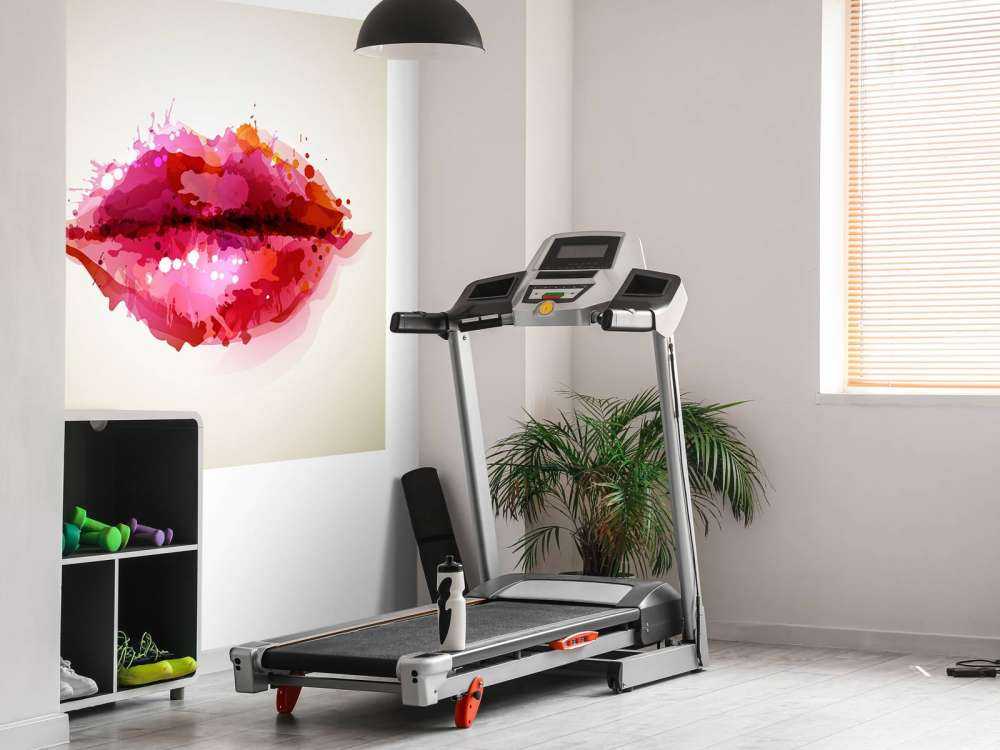 Lèvres rouges de femmes