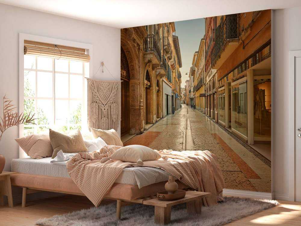 Rue commerçante en Italie