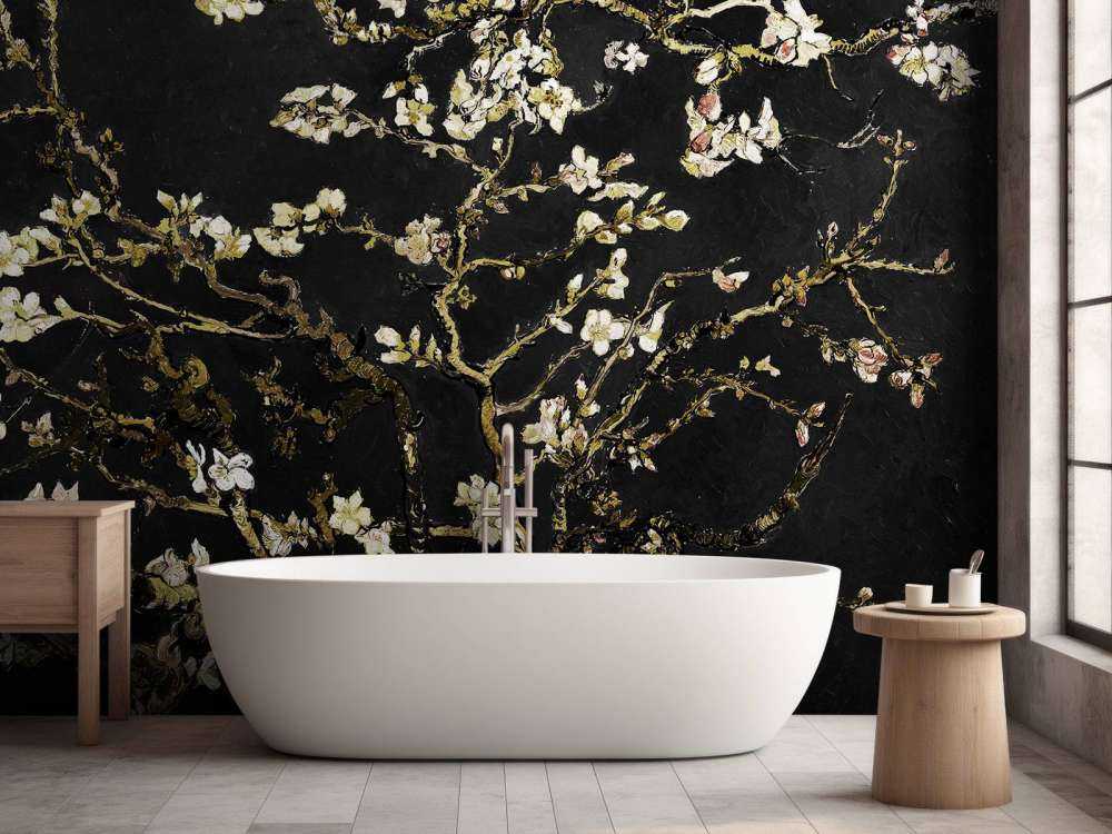 Fleur d'amandier foncé