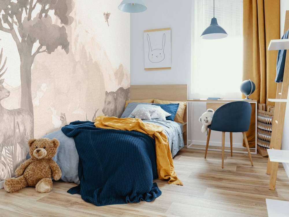 Animaux de la forêt en taupe