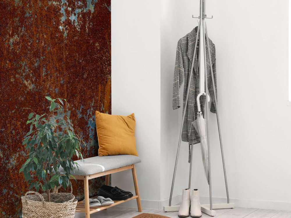 Structure métallique rouillée