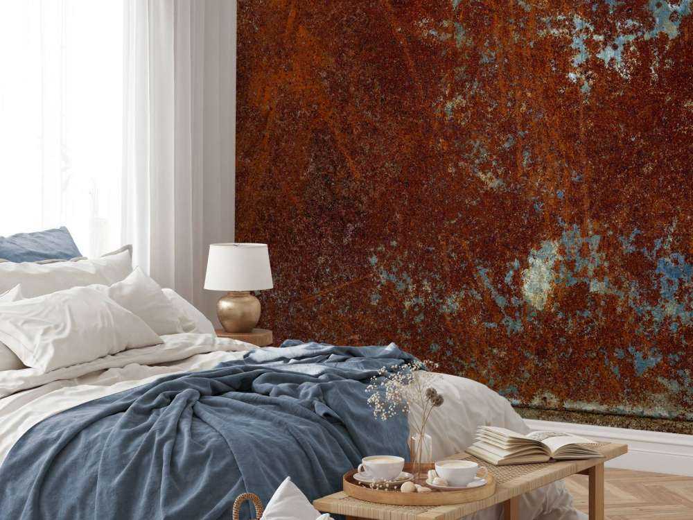 Structure métallique rouillée