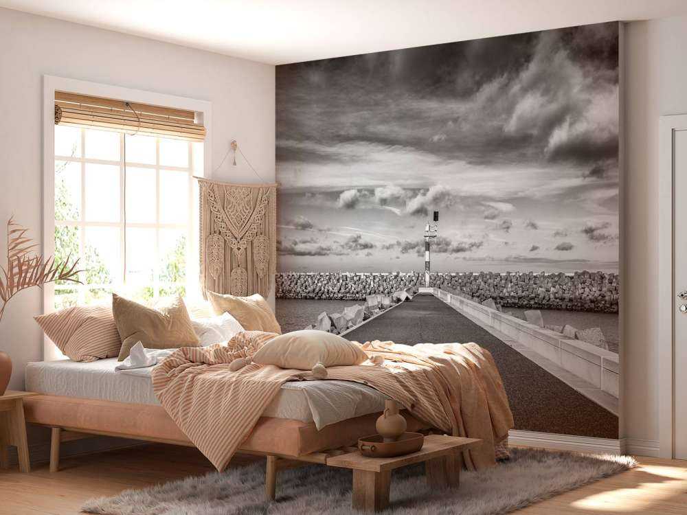 Mur de quai de la marina de Cadzand-Bad 