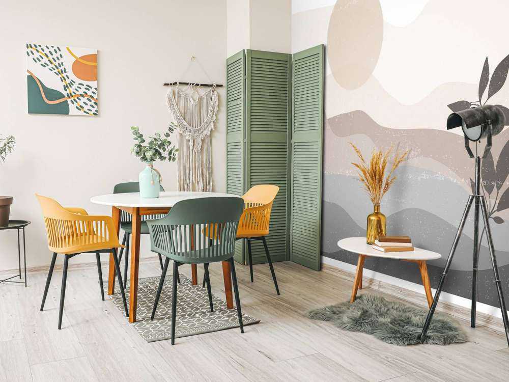 Coucher de soleil du milieu du siècle