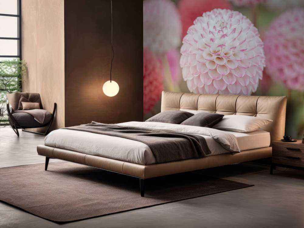 Fleurs de dahlia roses