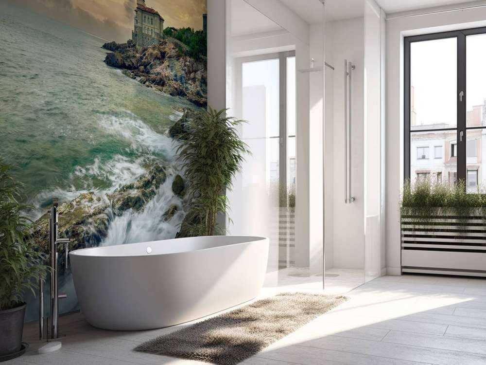 Vieux château sur la côte