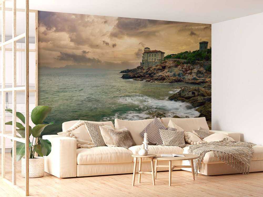 Vieux château sur la côte