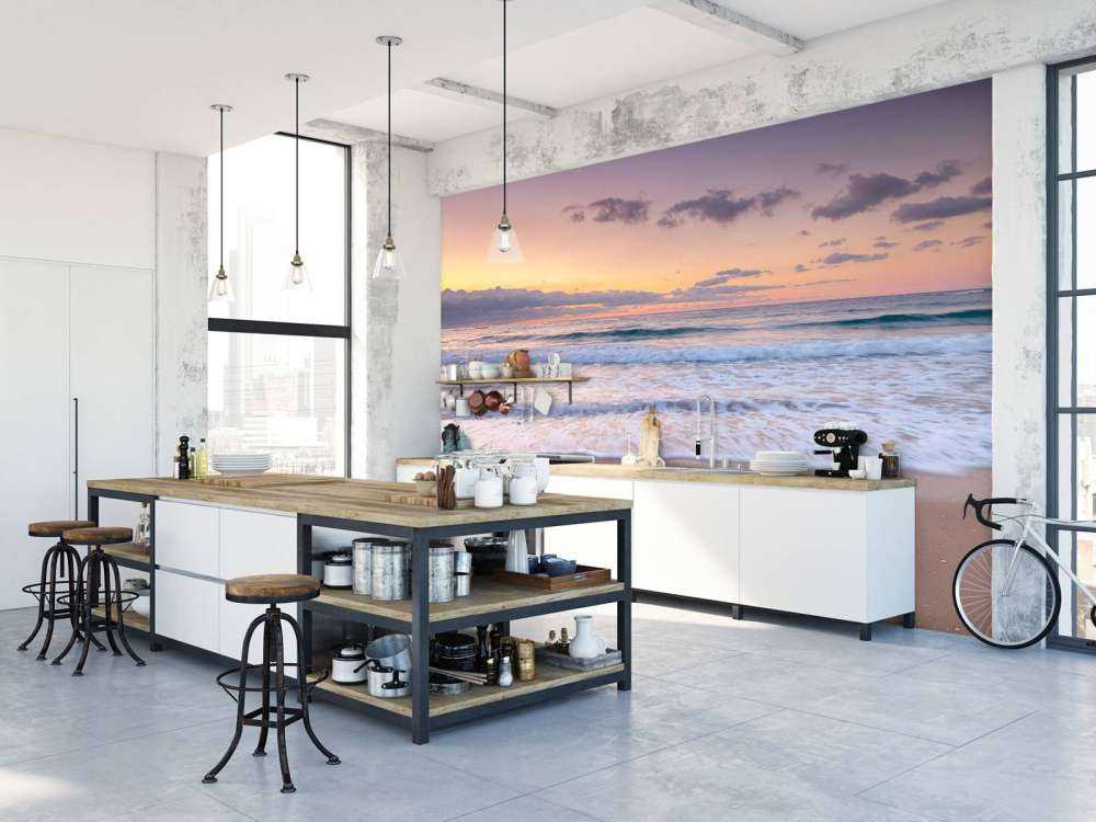 Coucher de soleil coloré