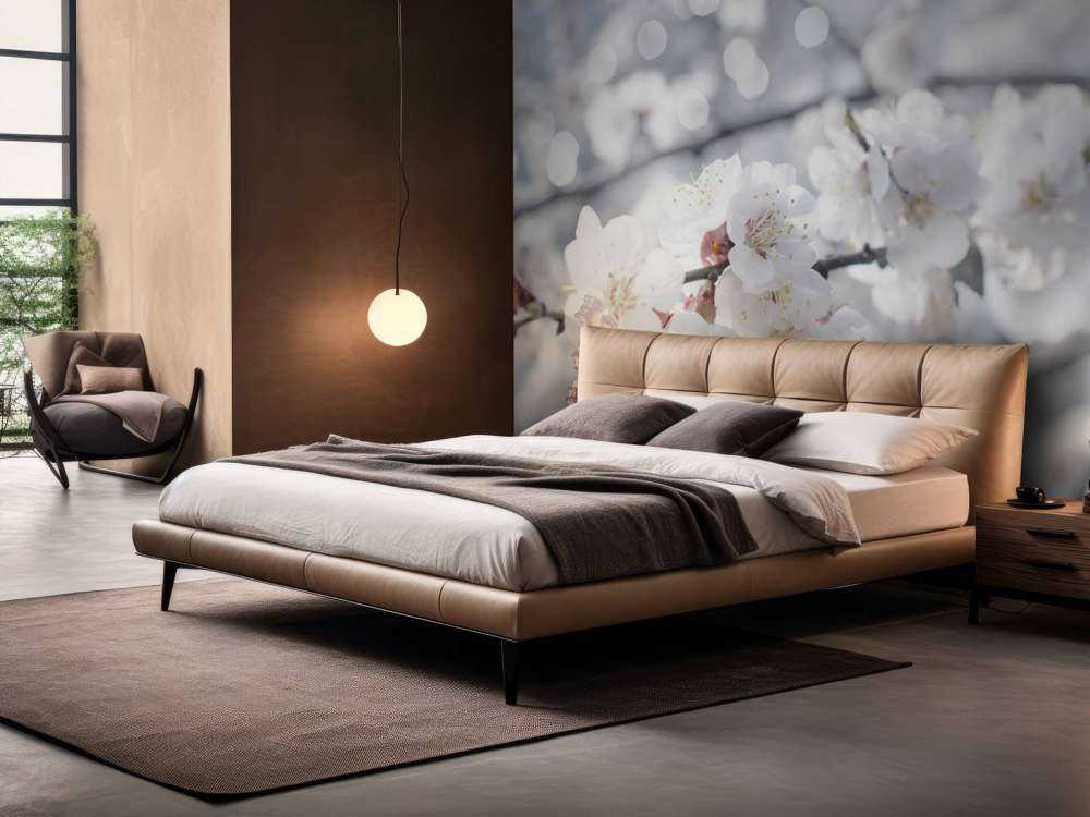 Papillon et fleurs blanches