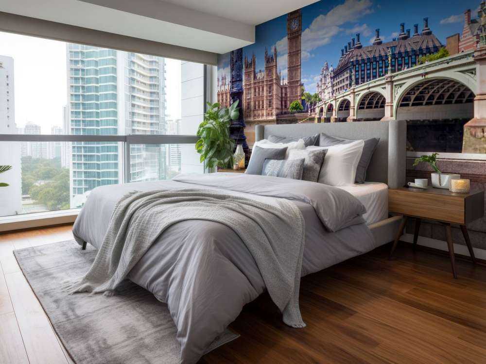 Un bouquet de roses à Londres