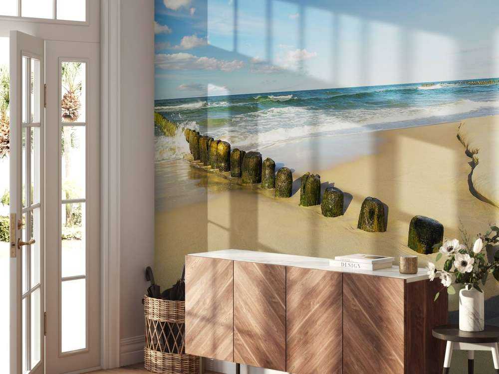 Plage par une belle journée