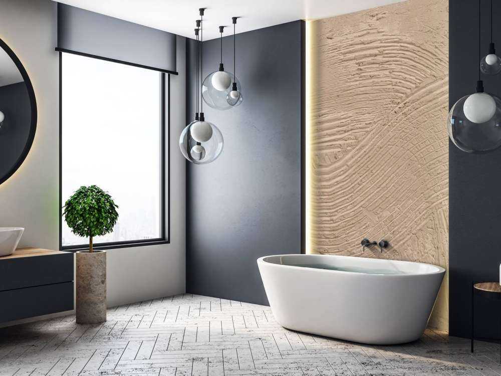 Lignes texturées en taupe