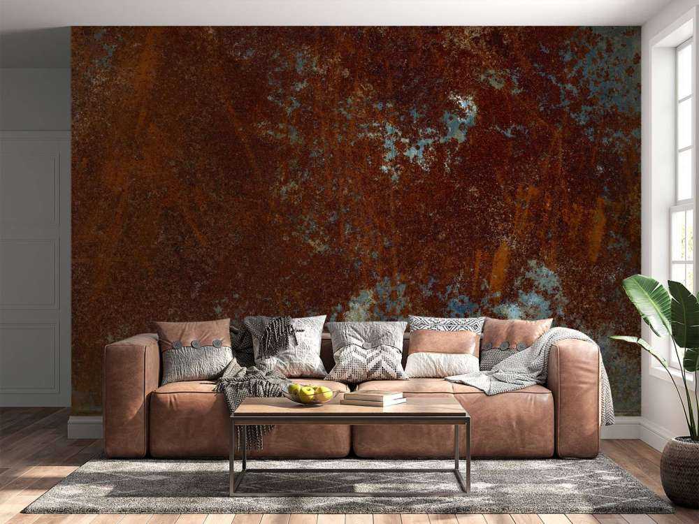 Structure métallique rouillée