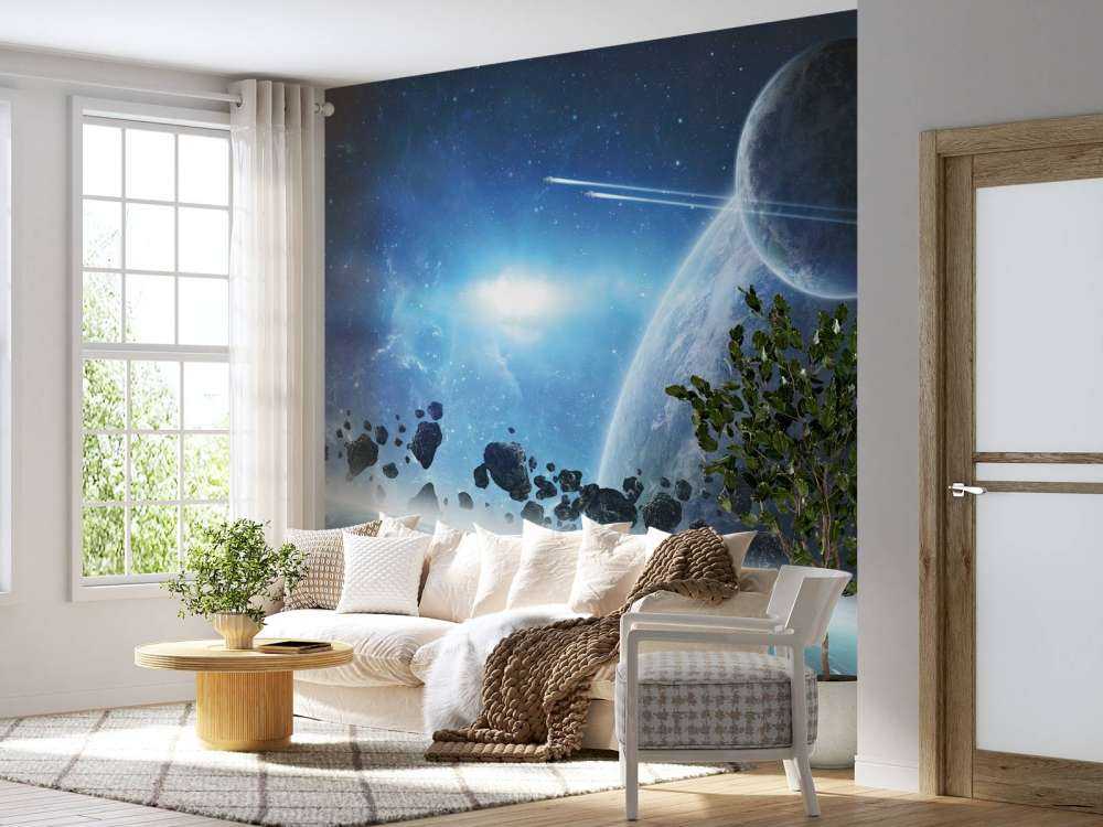 Lever de soleil dans l'espace