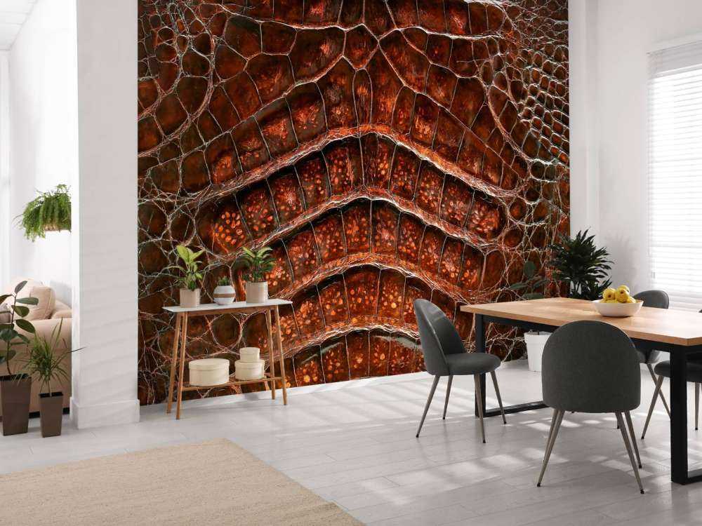 Texture de la peau de crocodile