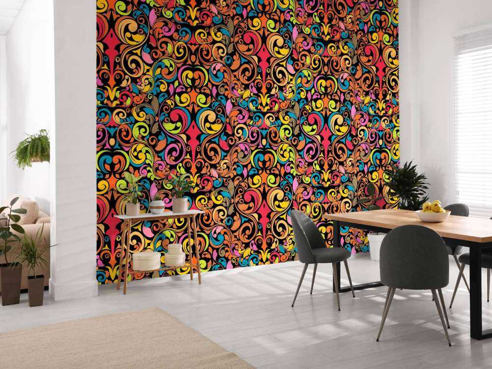 Figures abstraites colorées