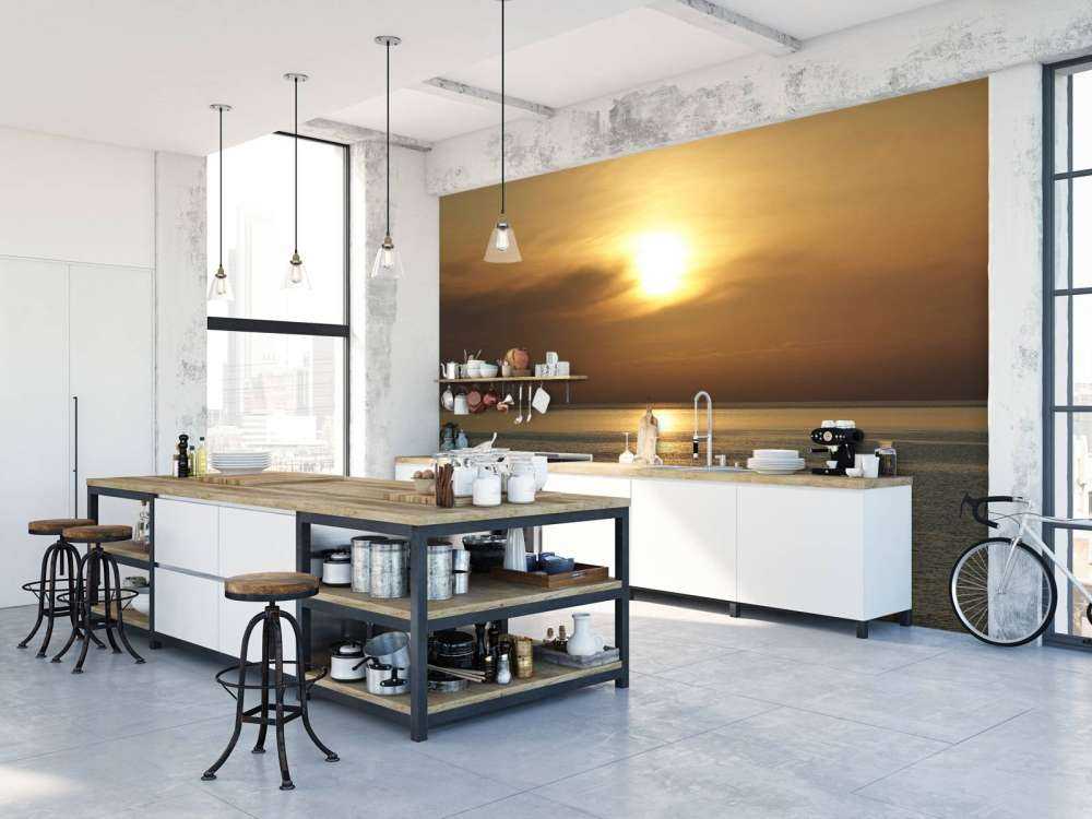 Lever de soleil en mer