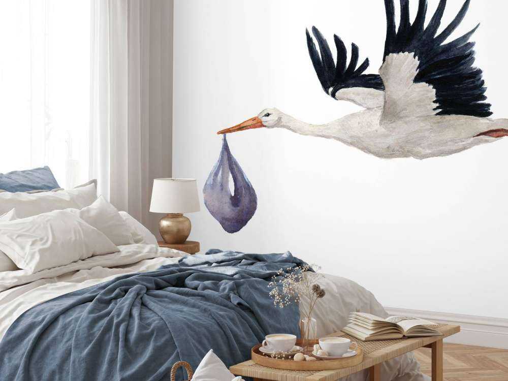 Cigogne volante