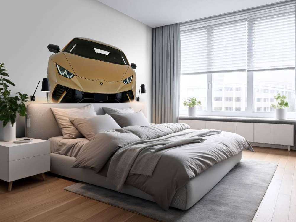 Lamborghini Huracán - Avant, blanc