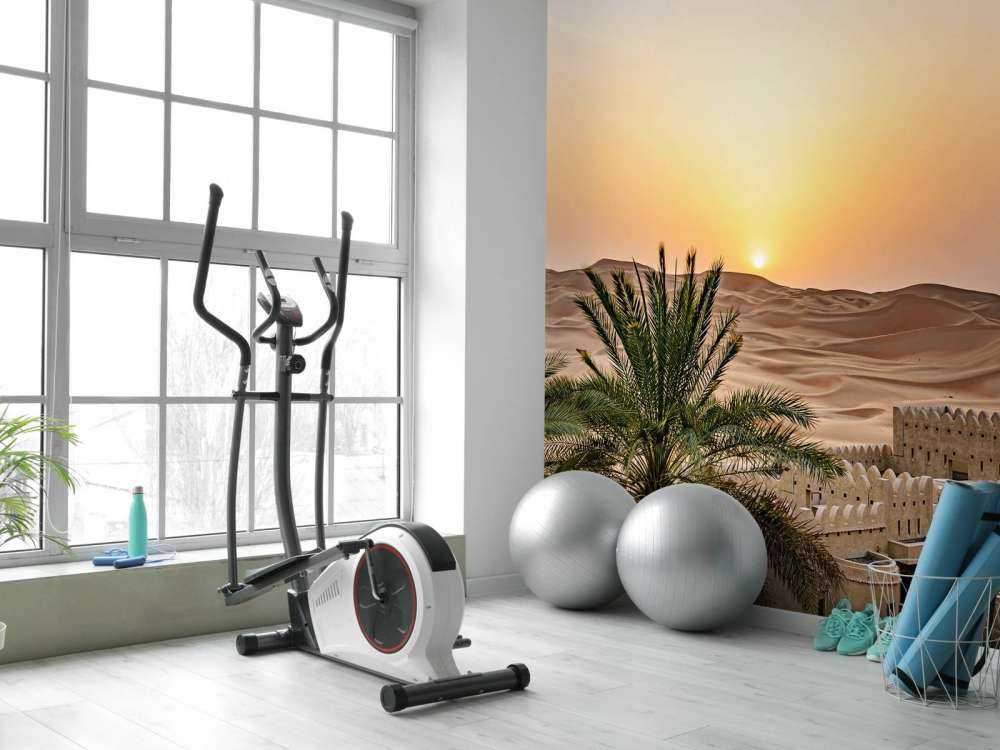 Abu Dhabi au coucher du soleil