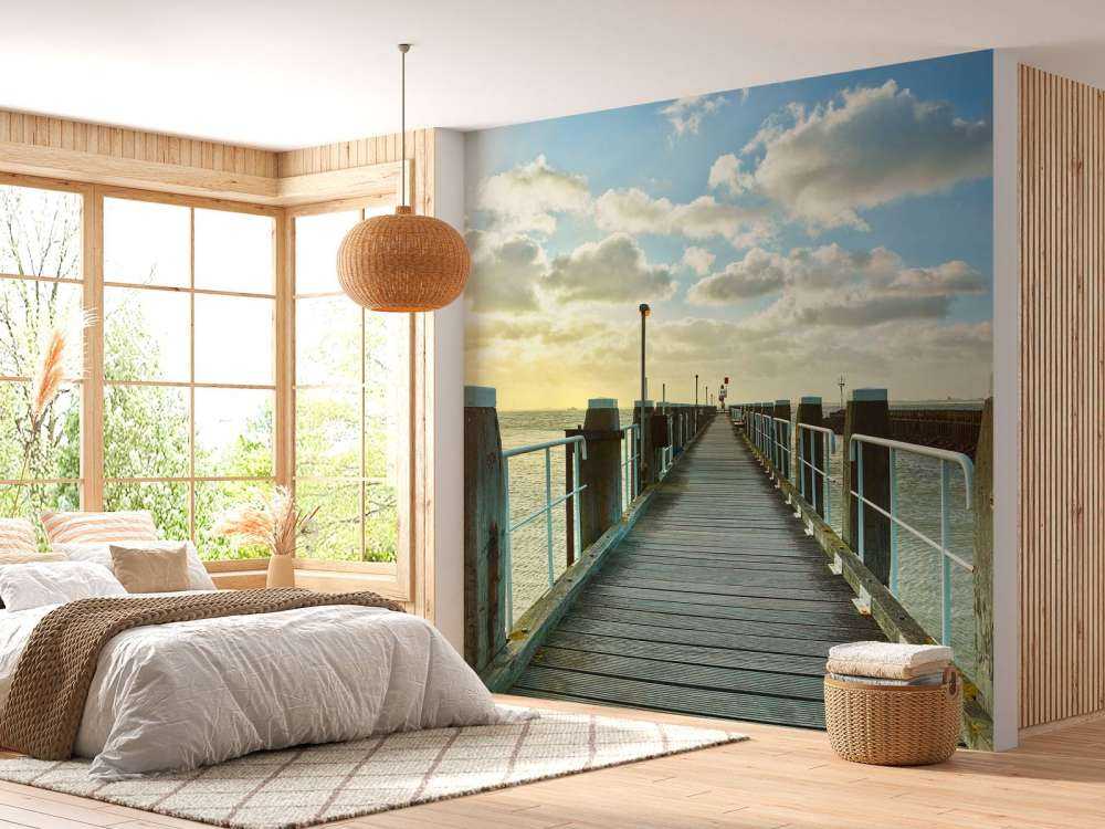 Échafaudages sur la côte