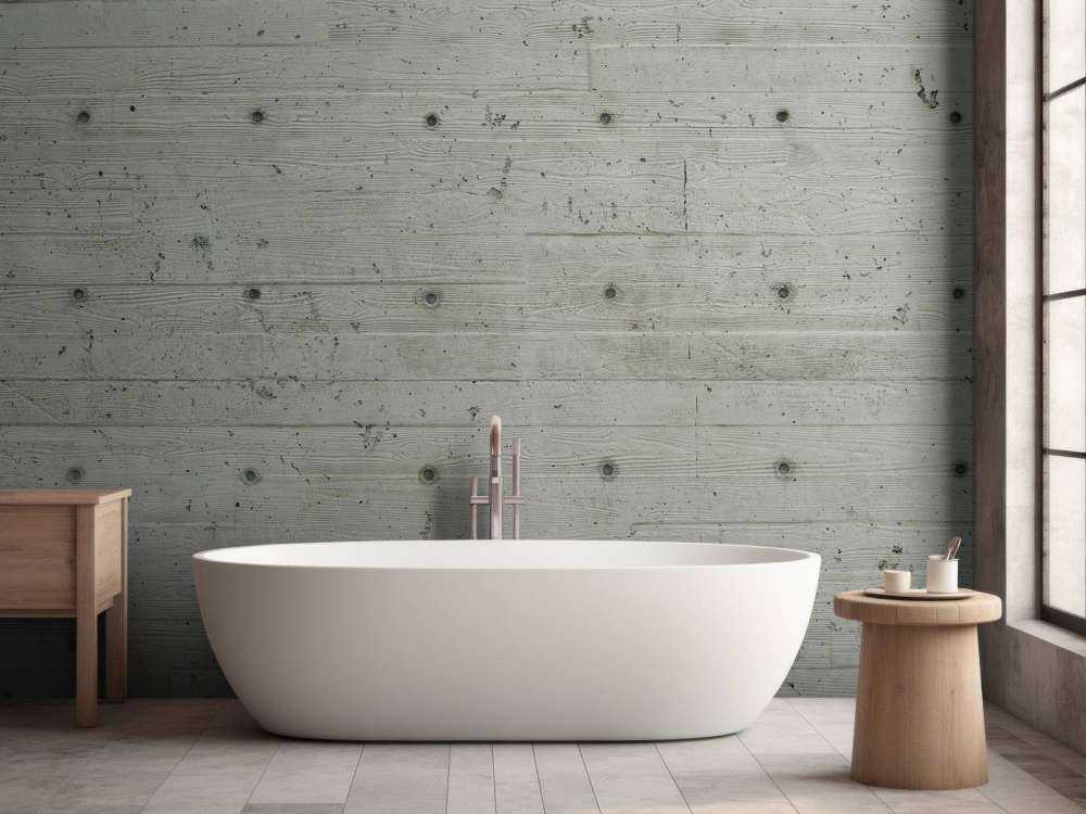 Béton d'aspect bois