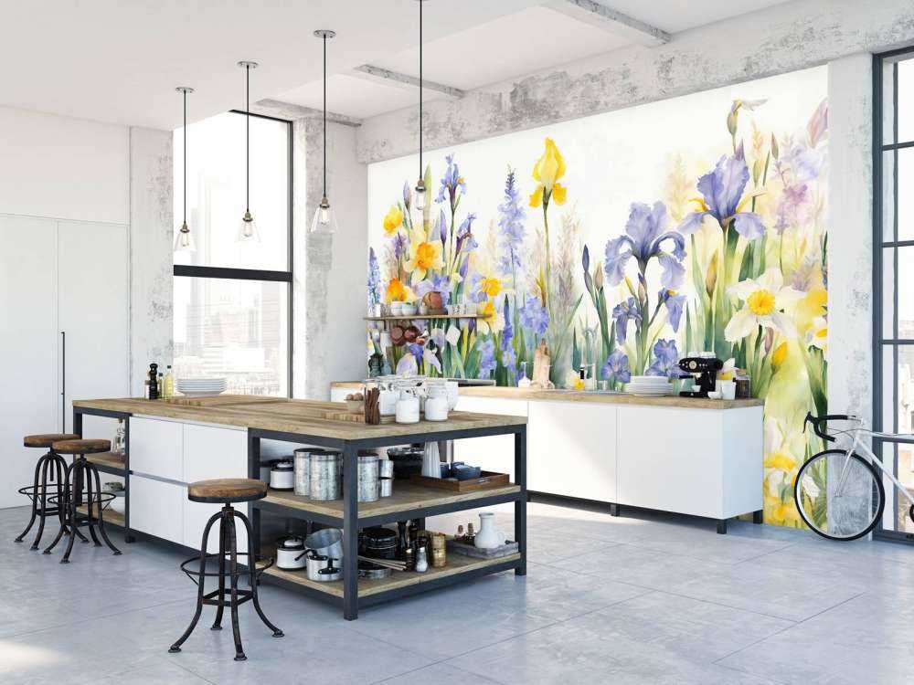 Printemps parfumé - vert