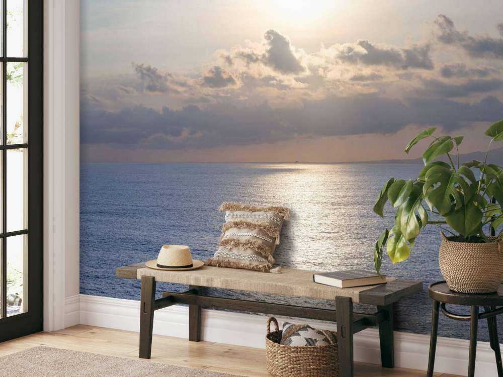 Beau ciel de coucher de soleil