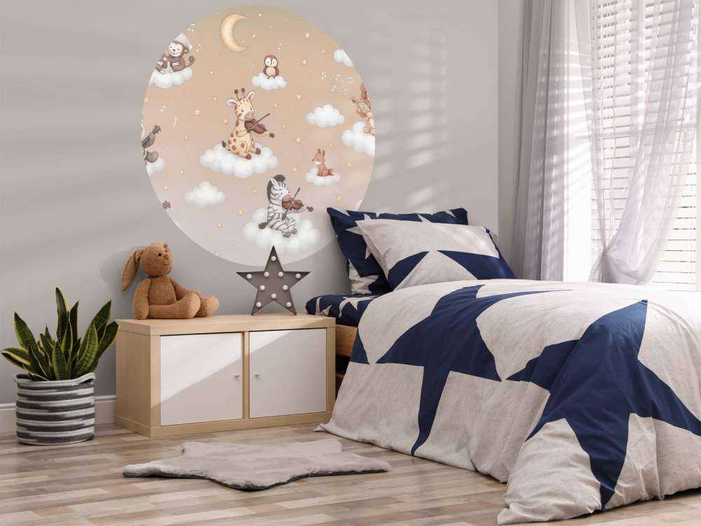 Concert d'oiseaux dans les nuages - sable