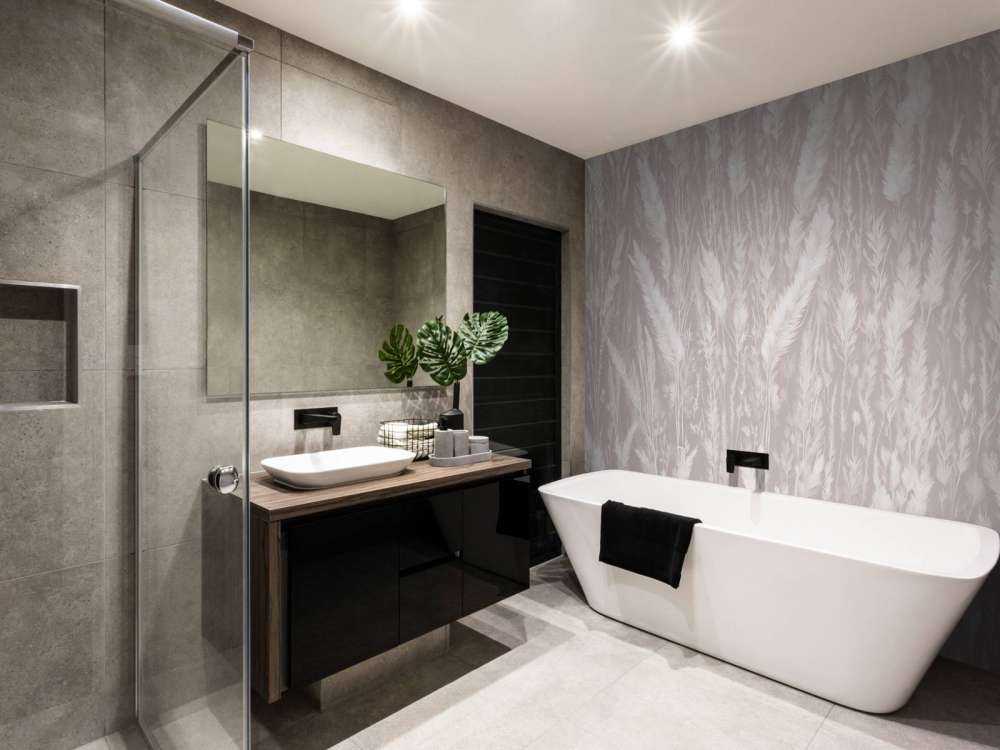 Mur de graminées de champ - taupe