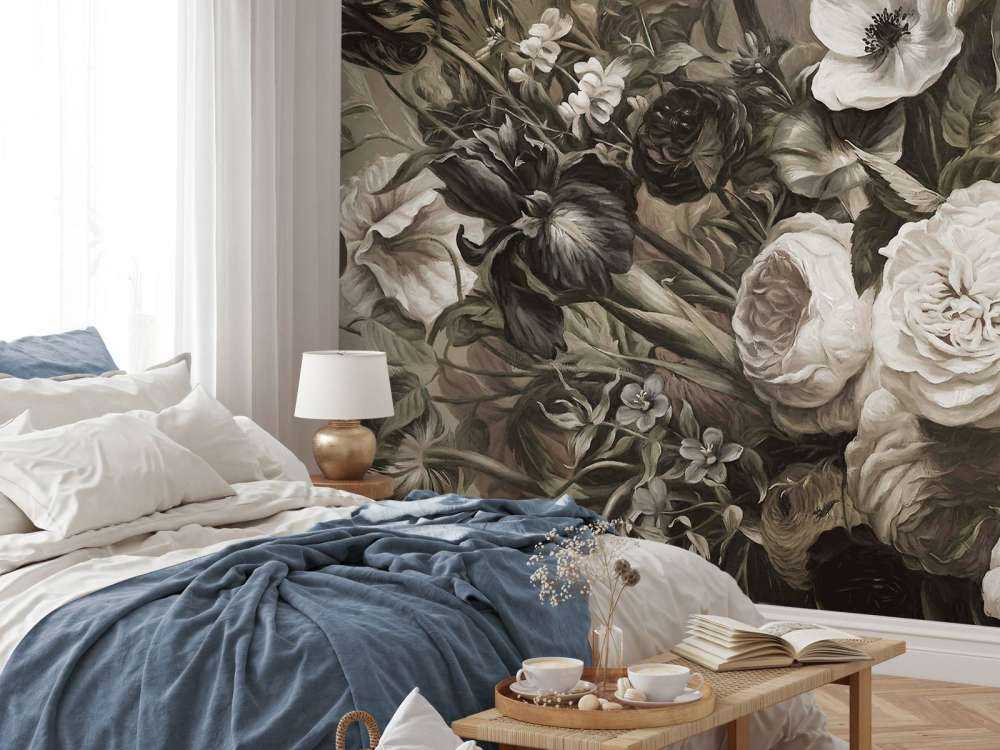 Grand bouquet sépia