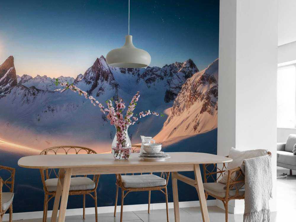 Lumière de lune sur un col silencieux