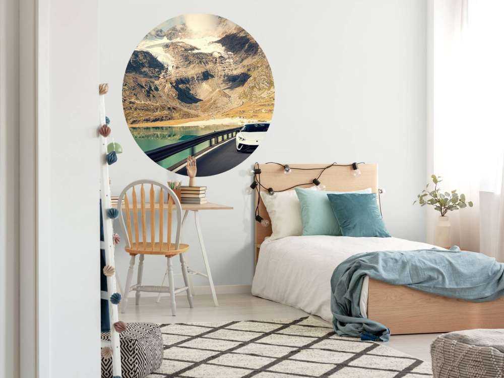 Lamborghini Huracán dans les montagnes