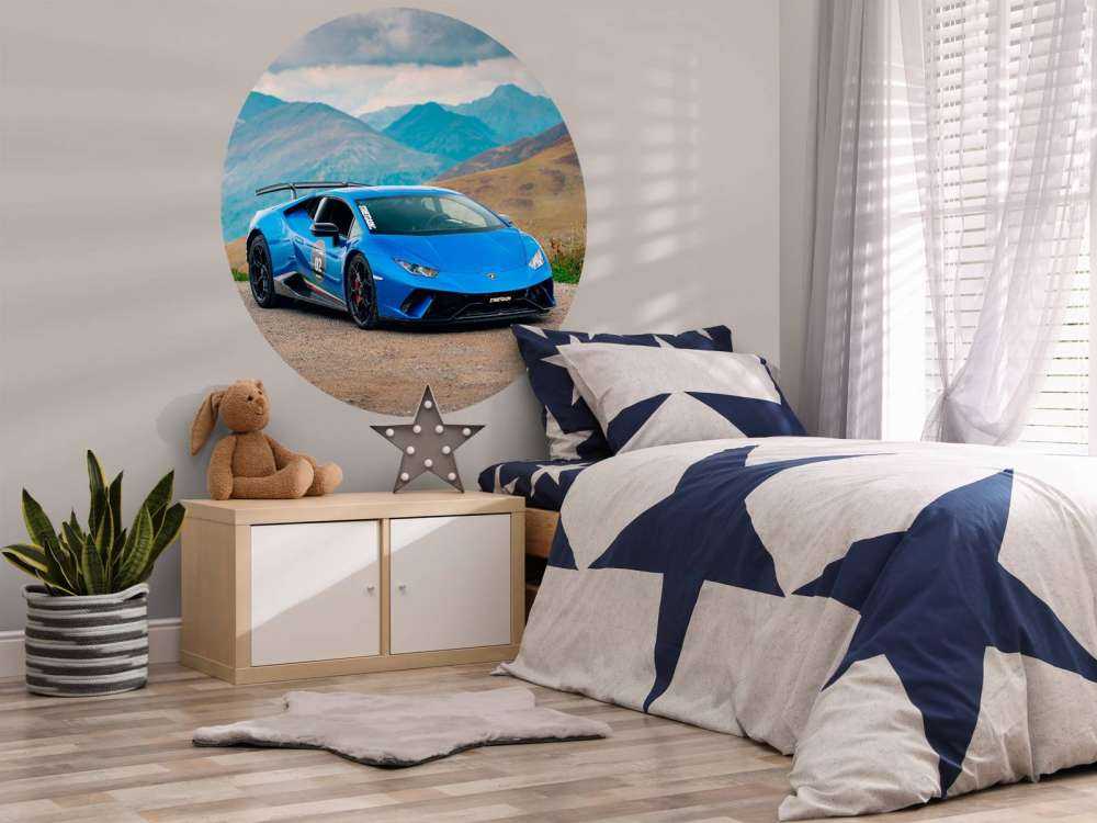 Lamborghini Huracán STO dans les montagnes