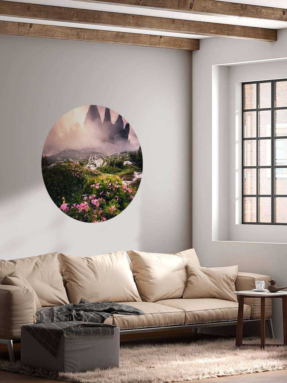 Beauté des fleurs dans les Dolomites