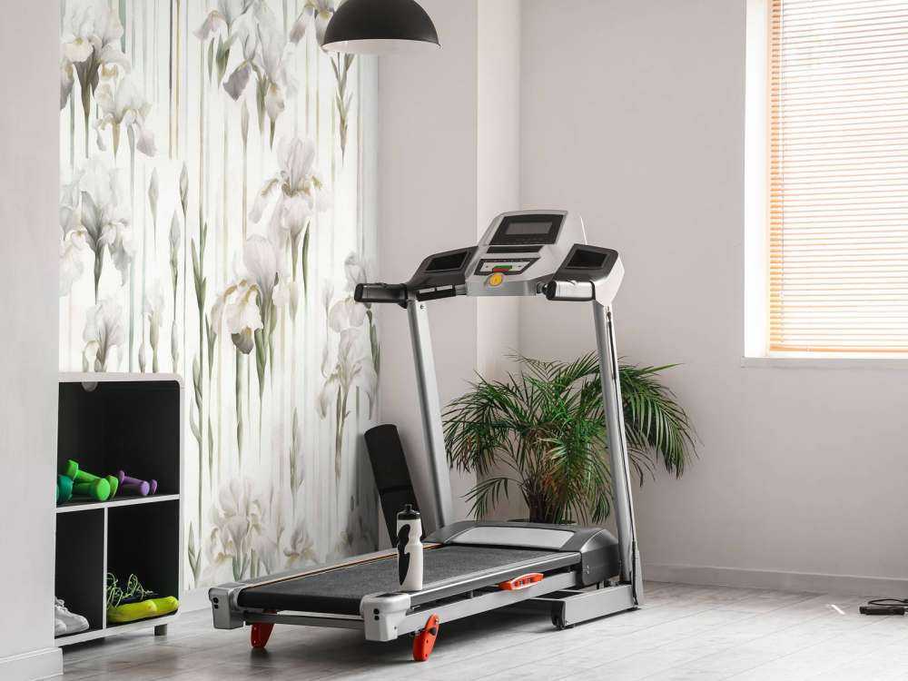 Iris et rayures beige sans couture